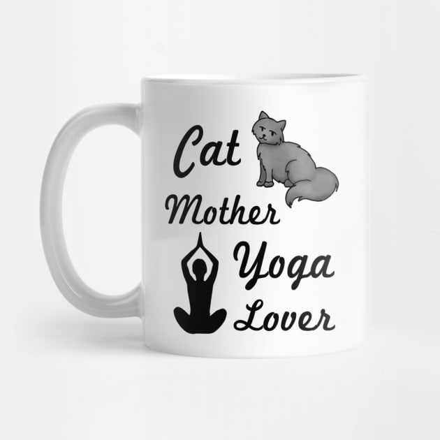 Cat Mother Yoga Lover by julieerindesigns